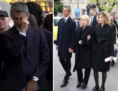Cu lacrimile pe obraji, Răzvan Lucescu și-a luat adio de la tatăl lui, ...