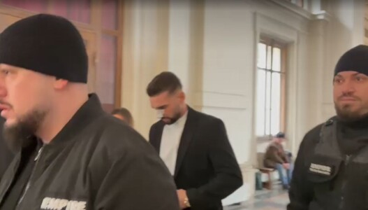 Dorian Popa, cu nasul bandajat și înconjurat de bodyguarzi, la proces. Ce ...