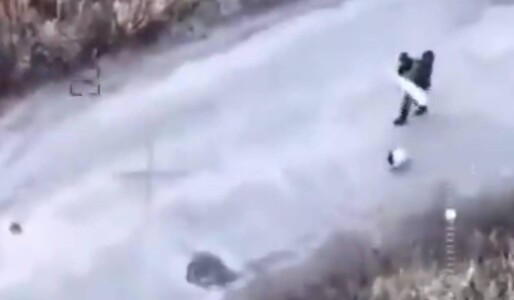 VIDEO. Doi bătrâni din Ucraina, care fluturau steaguri albe, au fost ...