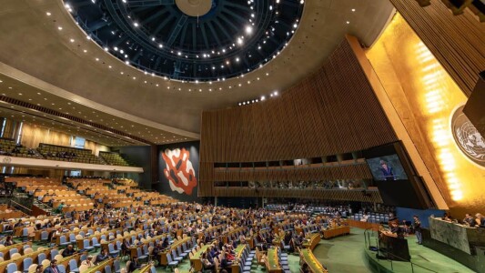 Pozele care spun totul despre discursul președintelui Nicușor Dan la ONU