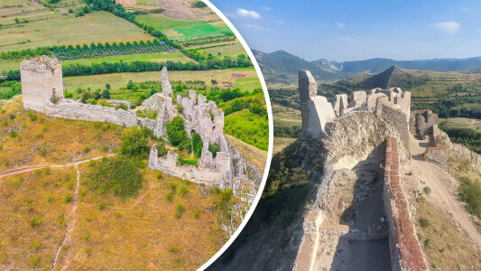 Cetatea Nobiliară din Colțești, bijuterie medievală din Transilvania, ...