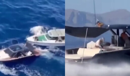Momentul în care un român este arestat după ce a furat un iaht de peste un ...