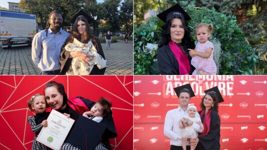 Mamele care au terminat Medicina cu copiii în brațe: „La a doua sarcină, am ...