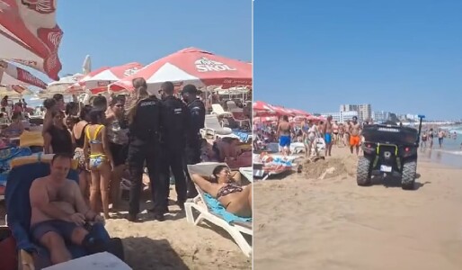 Turiști scoși din apă de jandarmi, la Eforie: au ignorat steagul roșu și ...