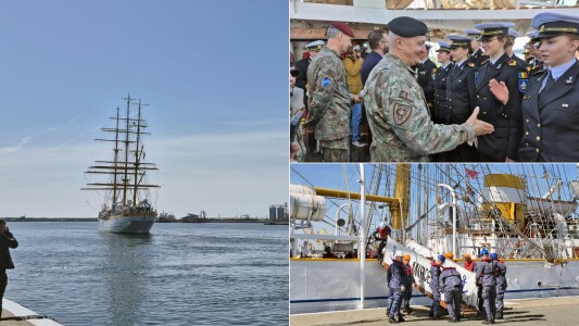 Nava-școală Mircea a plecat într-un marș internațional de cinci luni. Are ...