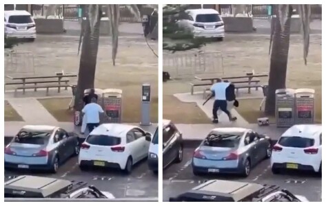 VIDEO. Momentul eroic în care un bărbat îl dezarmează pe unul dintre ...