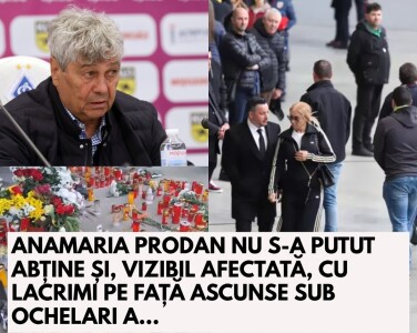 NEAȘTEPTAT cum și-a făcut apariția Anamaria Prodan lângă sicriul lui Mircea ...