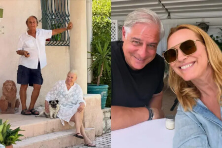 Imagini rare cu socrii Andreei Esca. Alexia și Aris, vacanță specială în ...