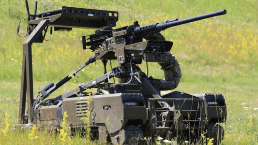 Războiul viitorului, filmat în timp real: un robot ucrainean deschide focul ...