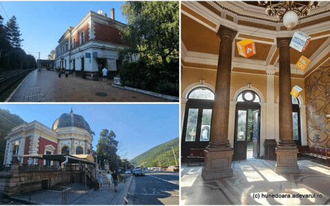 Cea mai spectaculoasă gară din Banatul montan, renovată după un secol și ...