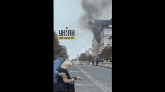 Rusia a lovit sediul principalului serviciu secret al Ucrainei. O dronă a ...