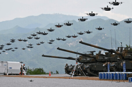 Imagini incredibile de la exercițiile militare din Coreea de Sud: un roi de ...