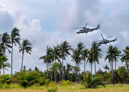 VIDEO Două elicoptere militare s-au ciocnit în aer în timpul unui ...