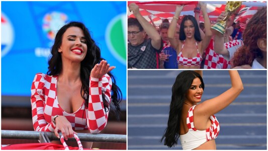 Cum a fost surprinsă Ivana Knoll, frumoasa fană a Croației, pe străzile din ...