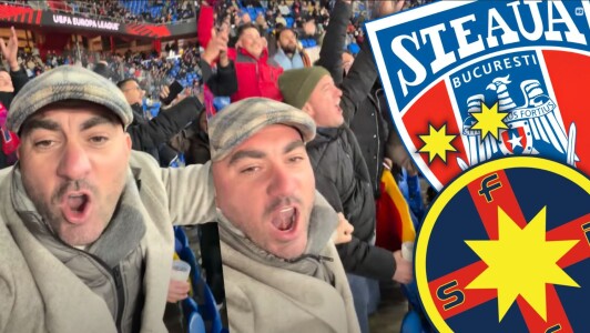 Pescobar, suporter de lux pentru FCSB. Imaginile cu sponsorul din Ghencea ...