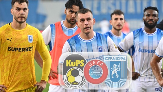 UEFA a luat decizia! Ce se întâmplă la meciul KuPS – U Craiova, din turul 3 ...
