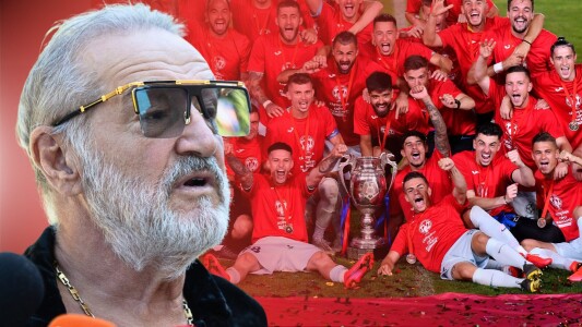 Feblețea lui Gigi Becali a ajuns să se antreneze pe un sintetic la marginea ...