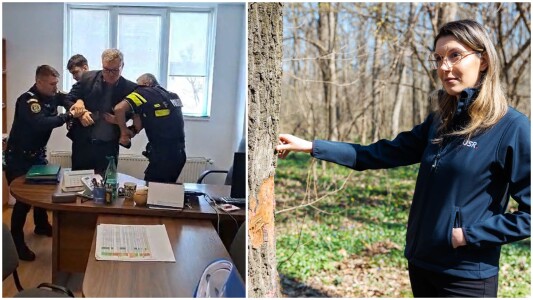 Șeful de la Garda Forestieră București scos în cătușe din birou a executat ...