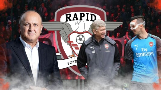 Transfer surpriză: jucătorul format de Arsenal negociază cu Rapid! Exclusiv