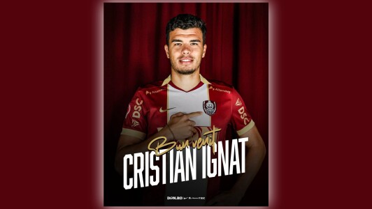După ce a reziliat cu Rapid, Cristi Ignat a fost prezentat oficial de CFR ...