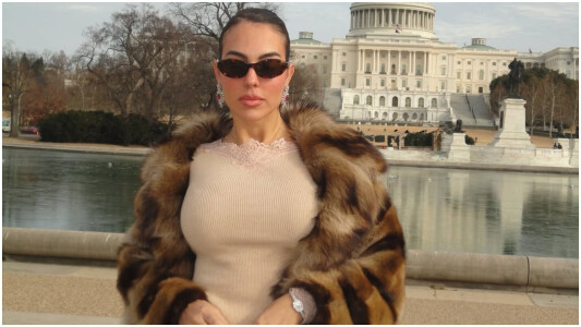 Locul neașteptat unde a fost surprinsă Georgina, iubita lui Cristiano ...