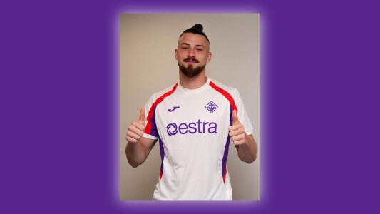 Radu Drăgușin, prezentat oficial de Fiorentina! Prima poză cu fundașul ...