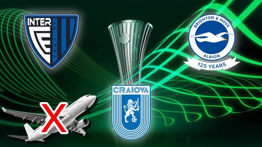 Deplasările Universității Craiova cu Brighton și Inter d’Escaldes, ...