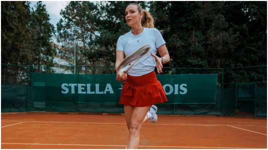 Jucătoarea de tenis cu cele mai lungi picioare, imagini incendiare din ...