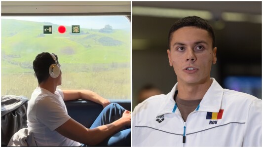 Mesajul lui David Popovici, direct din tren, devenit rapid viral. ”Cel mai ...
