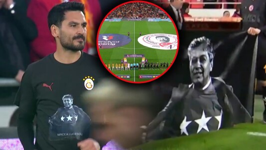 Mircea Lucescu, omagiat de toți jucătorii de la Galatasaray! Tricouri ...