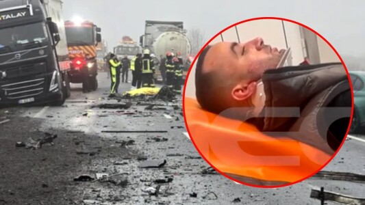 El este Marios, unul dintre suporterii supraviețuitori ai echipei PAOK. ...