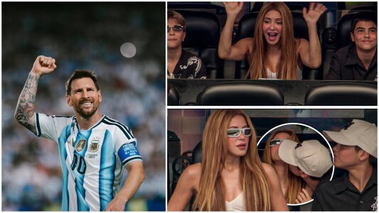 Cum a apărut Shakira în tribune la meciul în care Messi a intrat în istoria ...