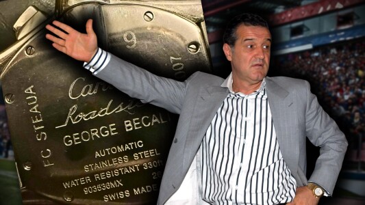 Fotografie de colecție cu ceasurile de 200.000 de euro pe care Gigi Becali ...