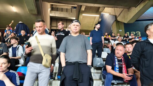 Marian Ceaușescu, în tribune la FCSB – FC Botoșani: „Borfașilor, dați, bă, ...