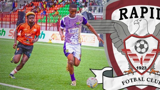 Ivorian de 17 ani la primul antrenament al lui Daniel Pancu la Rapid. ...