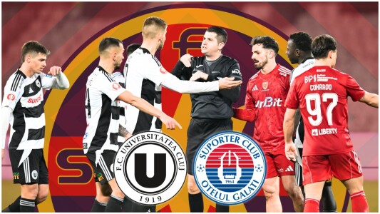 U Cluj – Oțelul Galați, miză uriașă pentru play-off! Rezultat surpriză ...