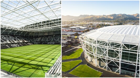 Orașul lovit de un cutremur puternic în 2011 are un nou stadion. Cum arată ...