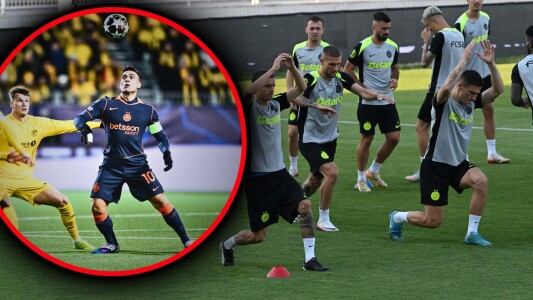 FCSB se antrenează pe sintetic după ninsorile masive din Bucureşti: „E mult ...