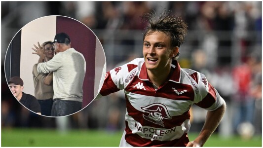 Dan și Diana Șucu, aproape de a rata primul gol al fiului Andrei în tricoul ...