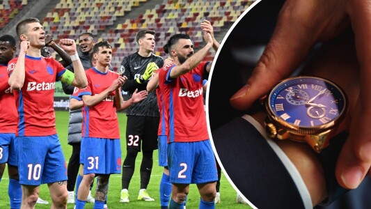 Ceasuri de lux pentru tot lotul FCSB, deși joacă în play-out!