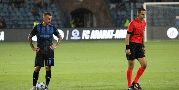 Ce le-au spus arbitrii oltenilor! De ce nu a primit Nsimba penalty la Ararat