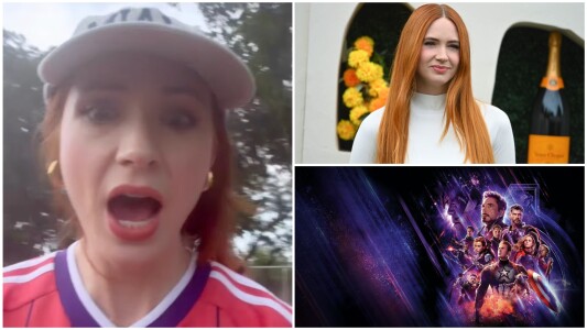 Actrița din Avengers care a fugit pe străzi înainte de meciul Scoția – ...