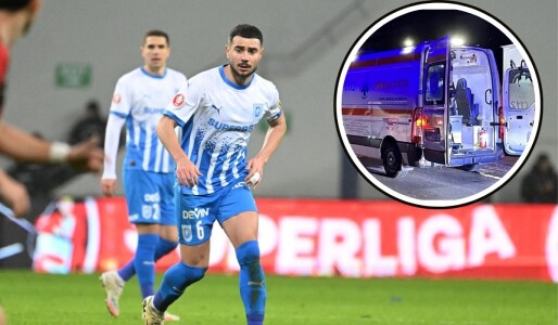 Screciu s-a prăbușit pe gazon și a avut nevoie de ambulanță după Craiova – ...