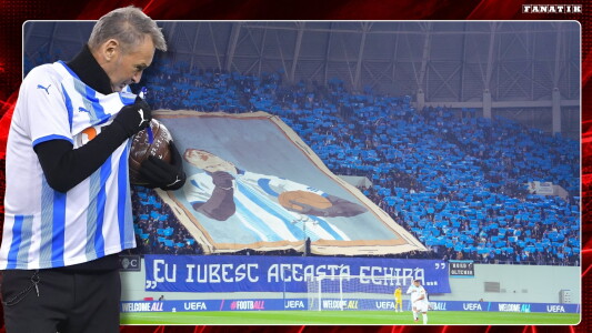Banner-ul pentru istorie al Peluzei Nord și de ce e Craioveanu unul dintre ...