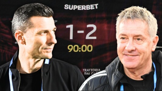 Costel Gâlcă, scos la tablă după Rapid – U Cluj 1-2: „Bergodi i-a dat ...