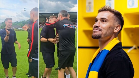 Darius Olaru, revedere emoționantă cu foștii colegi de la FCSB! Moment ...