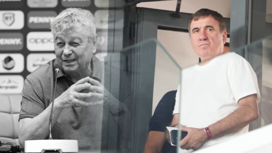 Fotografie de milioane la Dinamo – U Cluj! Gică Hagi, „vegheat” de Mircea ...