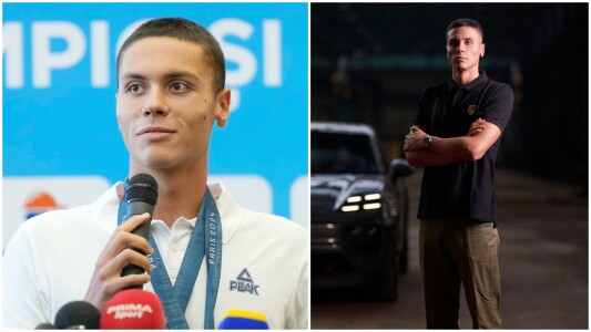Ce mașină nouă conduce David Popovici. Campionul olimpic, surprins la ...