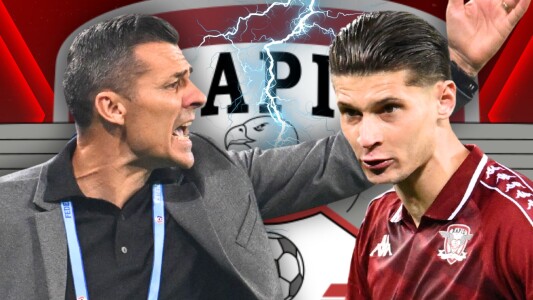 Situație explozivă în vestiarul Rapidului: “Alex Dobre și Costel Gâlcă NU ...