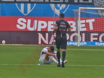 Coșmar pentru Craiova! Adrian Rus, accidentare teribilă cu Voluntari! Ar ...